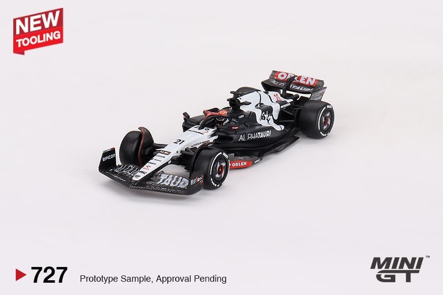 MiniGT 1:64 AlphaTauri AT04 #21 Nyck de Vries 2023 F1 2023 Australian GP #727
