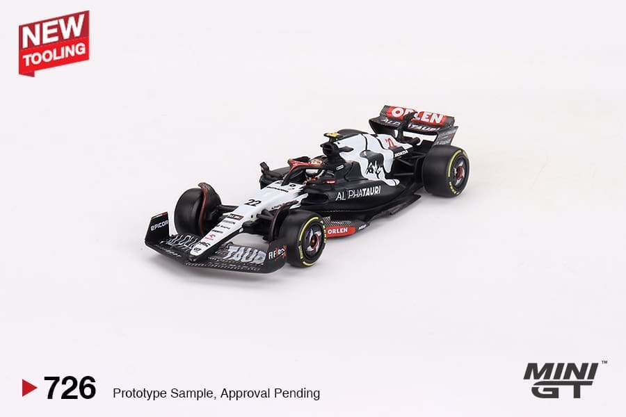 MiniGT 1:64 AlphaTauri AT04 #22 Yuki Tsunoda 2023 F1 2023 Australian GP #726