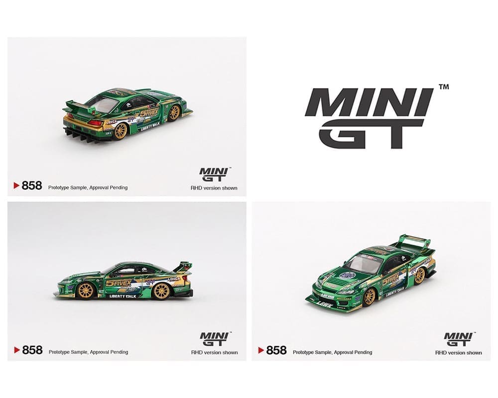MiniGT 1:64 Nissan LB-Super Silhouette S15 SILVIA LBWK 2024 Fausto Racing #858