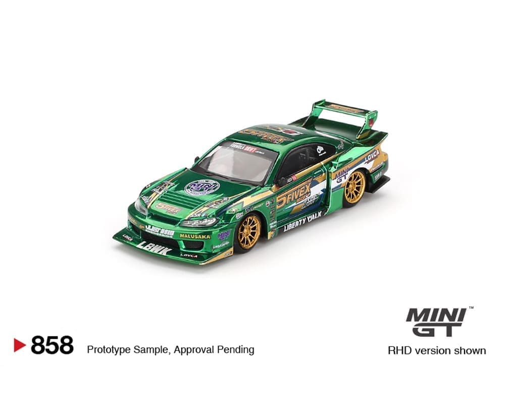 MiniGT 1:64 Nissan LB-Super Silhouette S15 SILVIA LBWK 2024 Fausto Racing #858