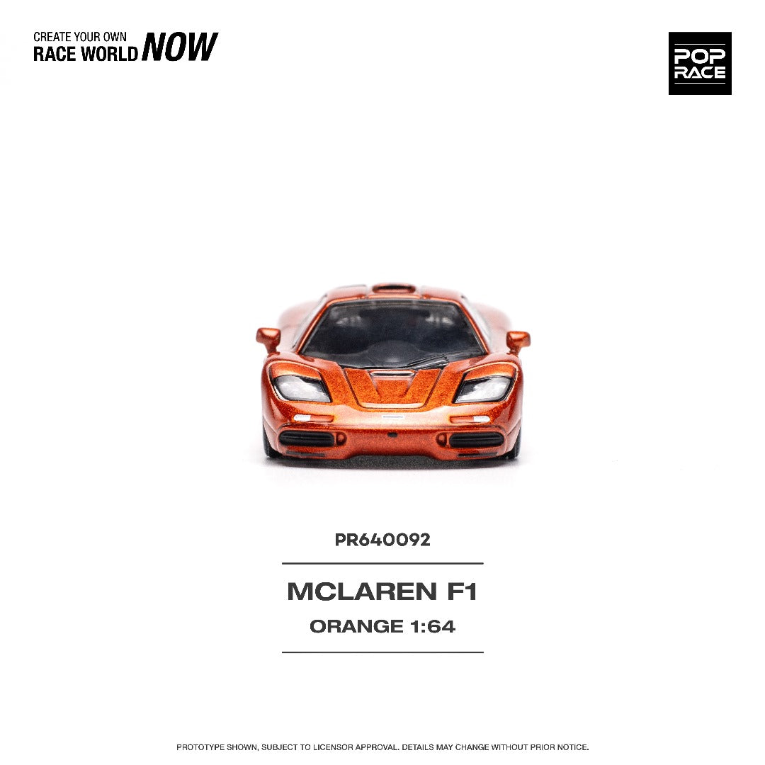 Pop Race 1:64 McLaren F1 - Orange
