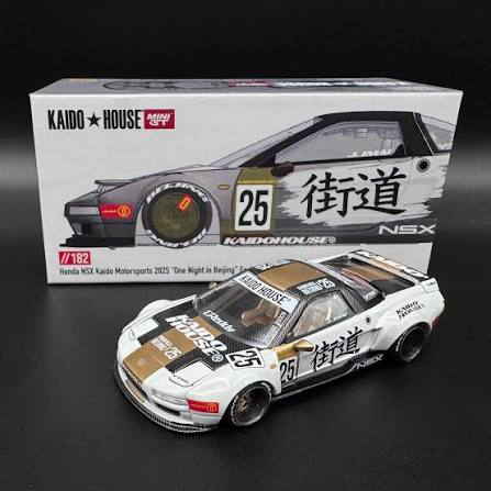 Kaido House 1:64 2025 HEC “One Night In China” DINNER Honda NSX White/Gold - KHMG182