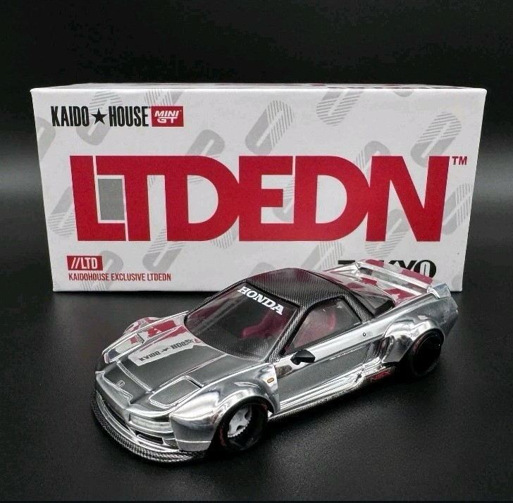 Kaido House 1:64 LTDEDN NSX Makuhari Chrome - Tokyo 2025 - KHMG184