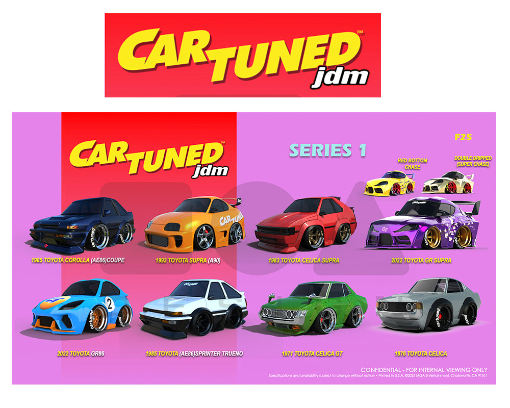 *Limit 2* CarTuned 1:64 Series 1 JDM Tuners Assortment - *Set Of 8*