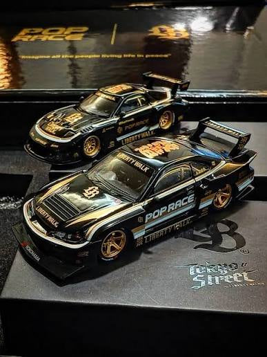 Pop Race 1:64 Liberty Walk LBWK Tokyo Street 2-Car Box Set HK Store Exclusive