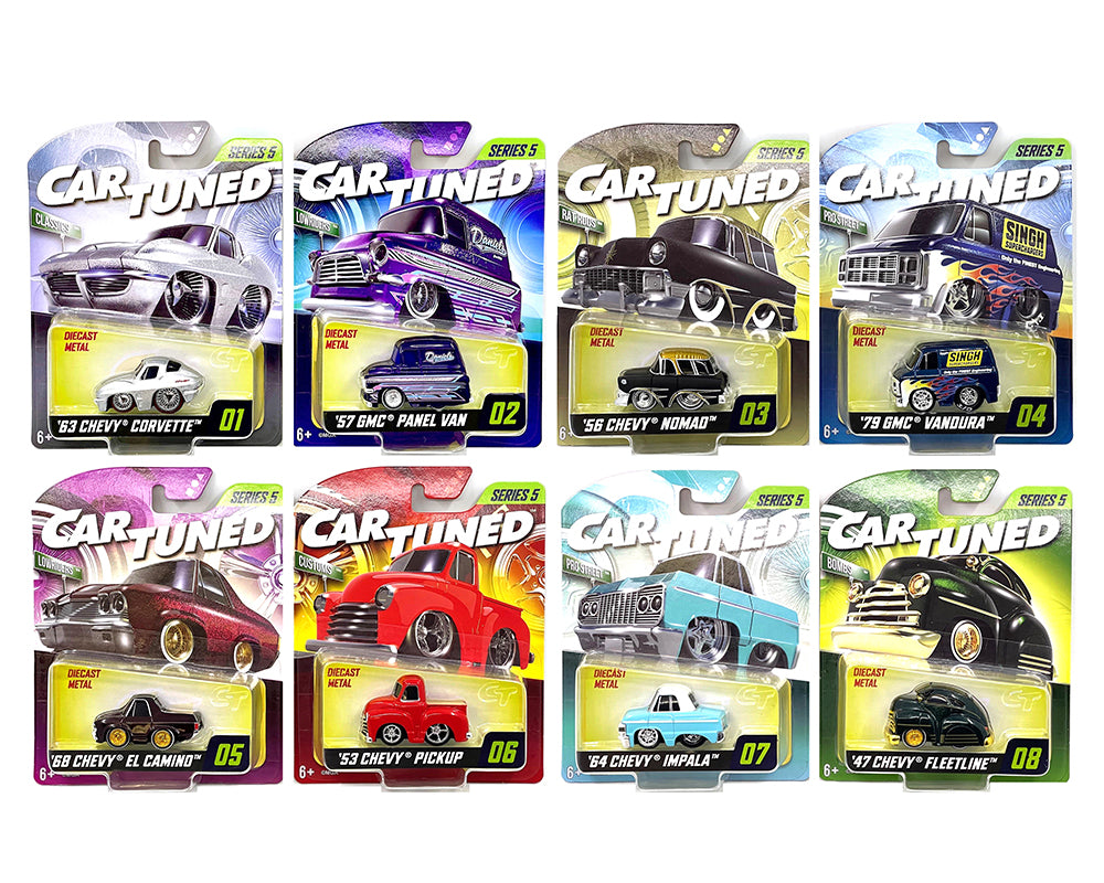 CarTuned 1:64 2025 Series 5 - Mainline Assortment Set Of 8