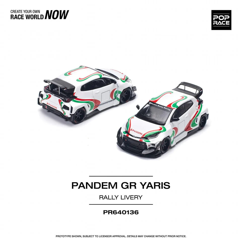 Pop Race 1:64 Toyota Pandem GR Yaris - Rally Livery