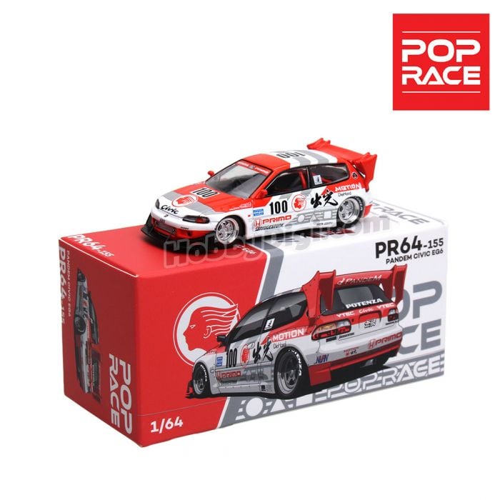 Pop Race 1:64 Honda Pandam Civic EG6 - All In Tuning 2024 Foshan Event Exclusive