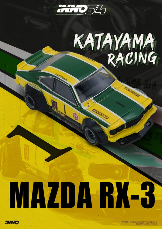 Inno64 1:64 Mazda Savanna RX3 Katayama Racing