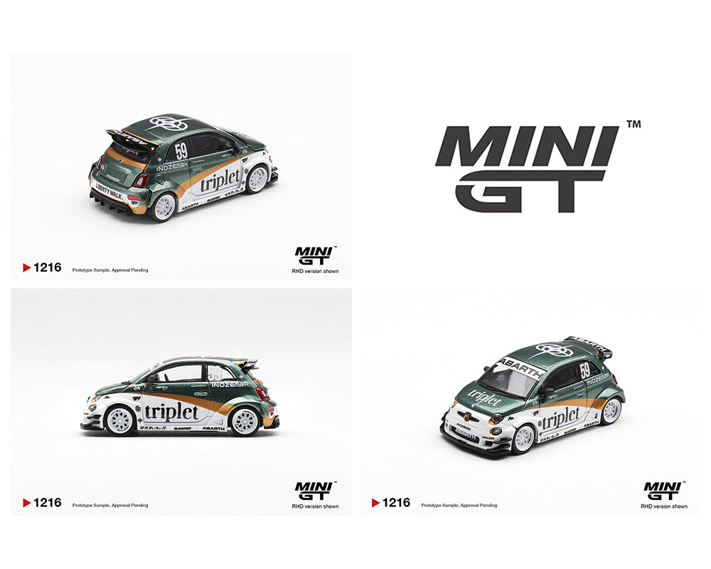 MiniGT 1:64 Abarth 595 LB-WORKS TY Edition #1216