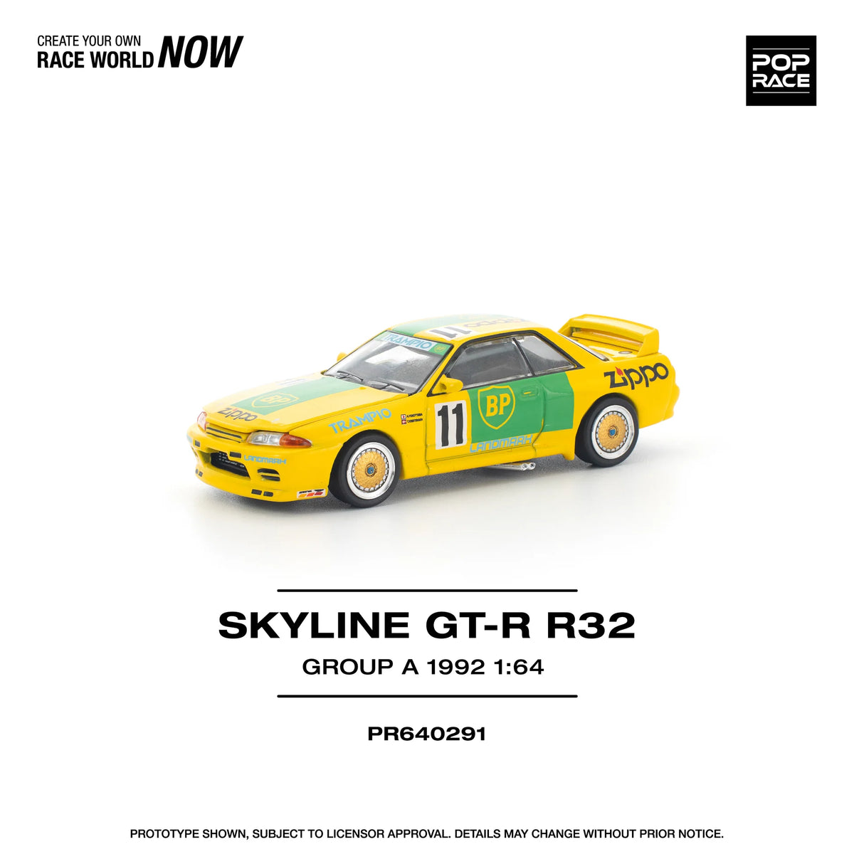 Pop Race 1:64 GT-R R32 GROUP A 1992