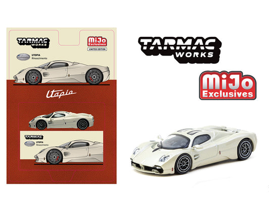 Tarmac Works 1:64 Pagani Utopia Rinascimento – White