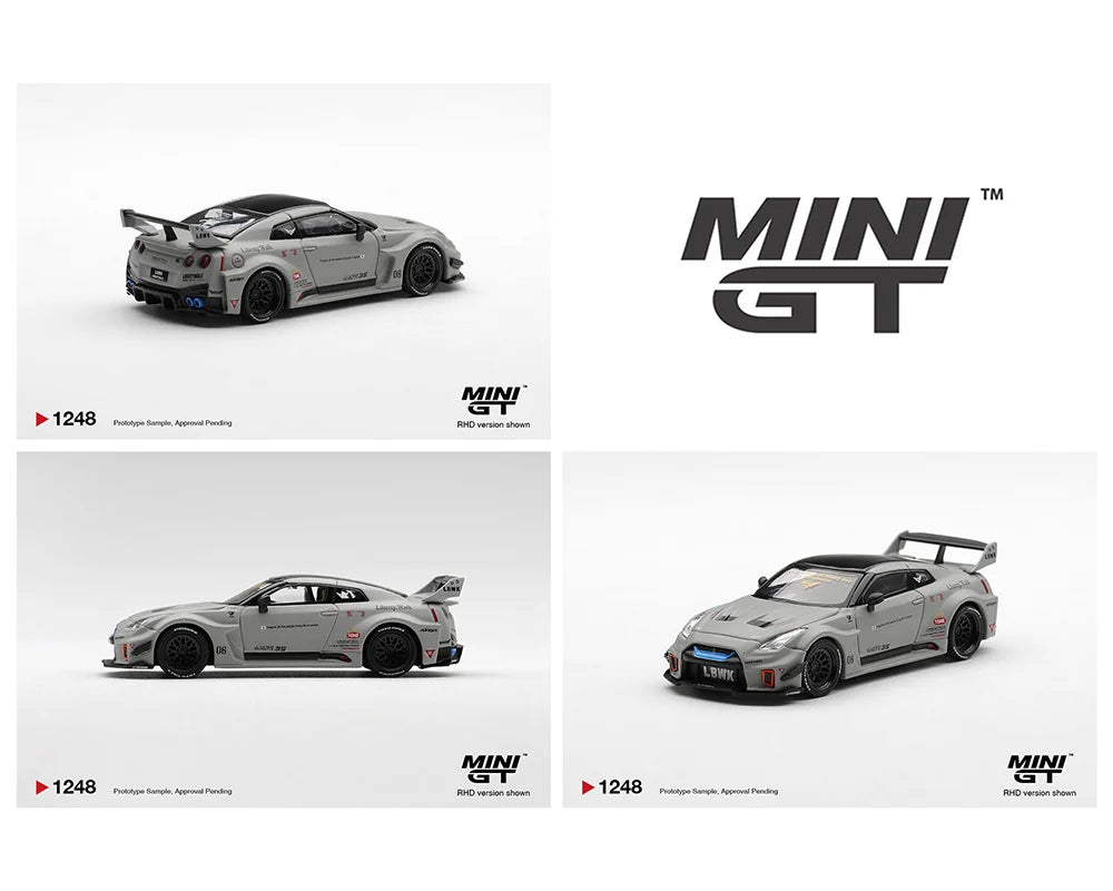 MiniGT 1:64 NISSAN LB-Silhouette WORKS GT 35GT-RR Ver.1 Matte Grey #1248