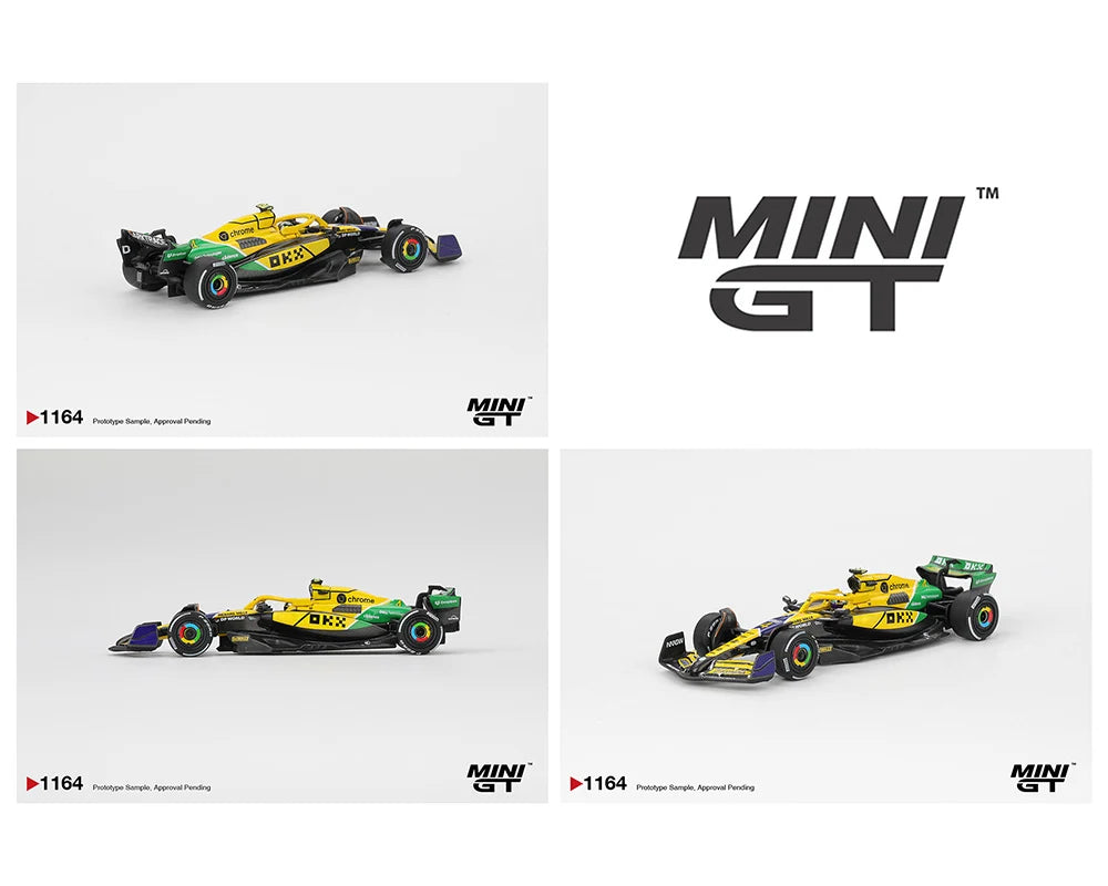 MiniGT 1:64 McLaren MCL38 #4 Lando Norris 2024 F1 Monaco GP #1164