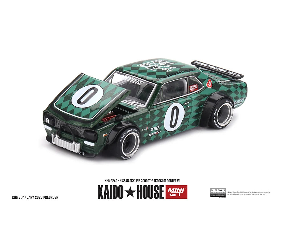 MiniGT X Kaido House 1:64 Nissan Skyline 2000GT-R (KPGC10) Cortez V1