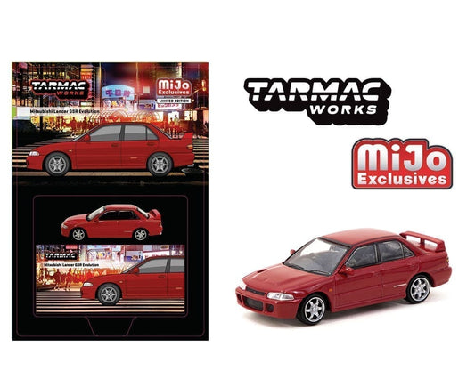 Tarmac Works 1:64 Mitsubishi Lancer GSR Evolution – Red – Global64 – MiJo Exclusive