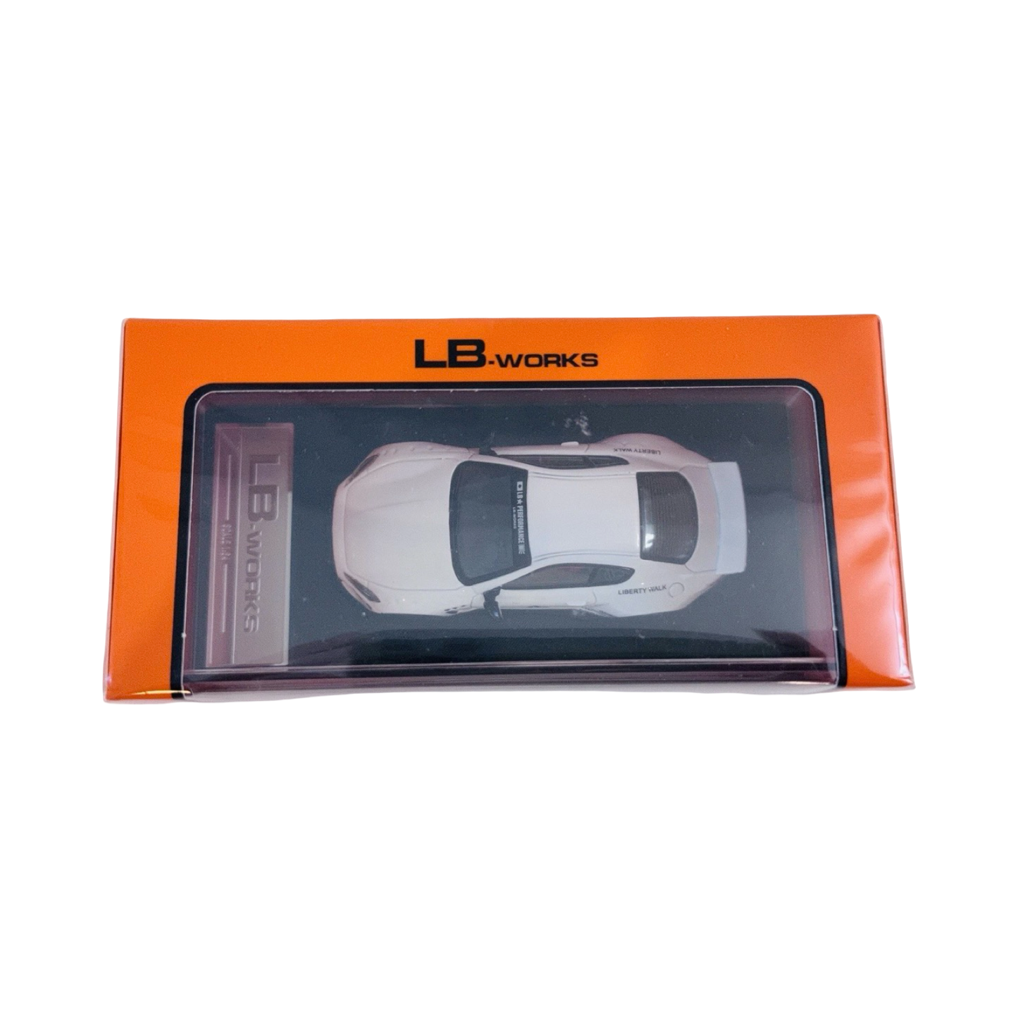 GCD X Liberty Walk 1:64 LBWK Mitsubishi Fuso Trailer 3 Truck Set With Set Exclusive Maserati Grand Turismo Car