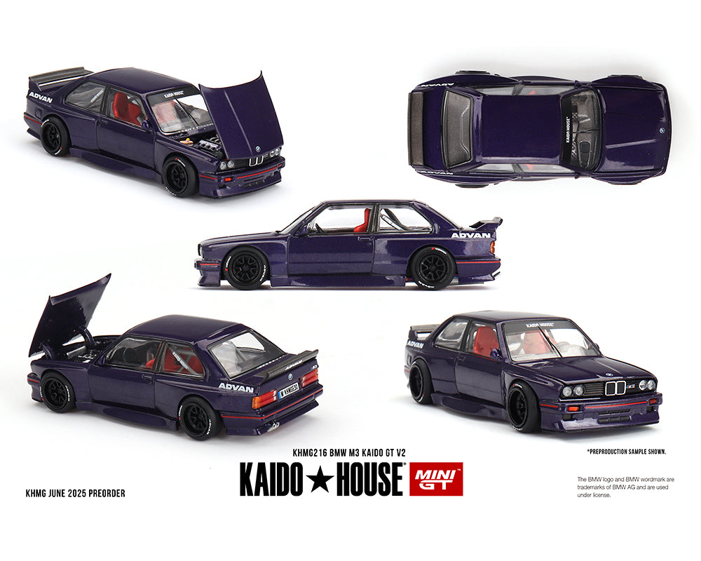 MiniGT x Kaido House 1:64 BMW M3 Kaido GT V2 - Purple