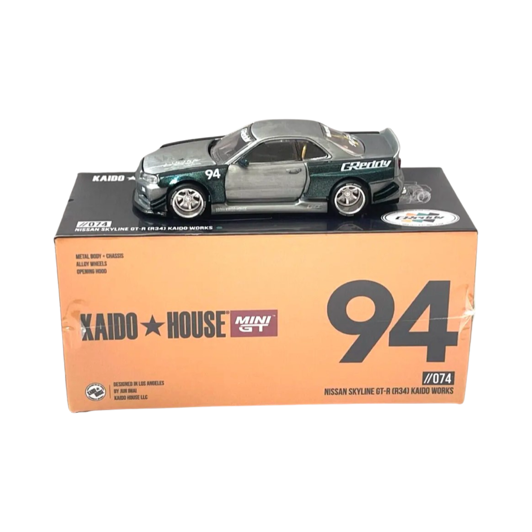 Kaido House x Mini GT 1:64 Nissan Skyline GT-R (R33) Kaido Works