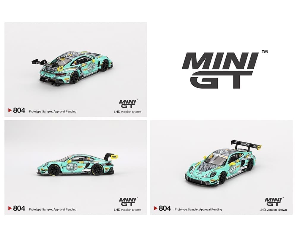 MiniGT 1:64 Porsche 911 GT3 R #28 HubAuto Racing2023 FIA GT World Cup 70th Macau Grand Prix #804