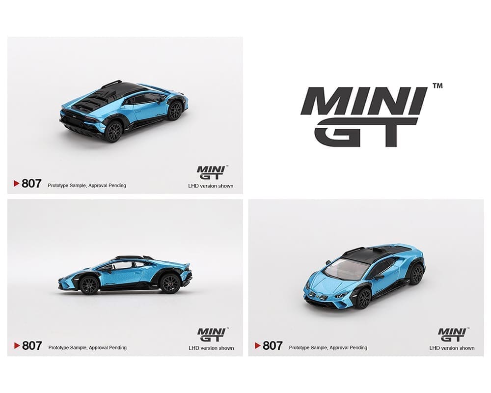 MiniGT 1:64 Lamborghini Huracán Sterrato Blu Aegir #807