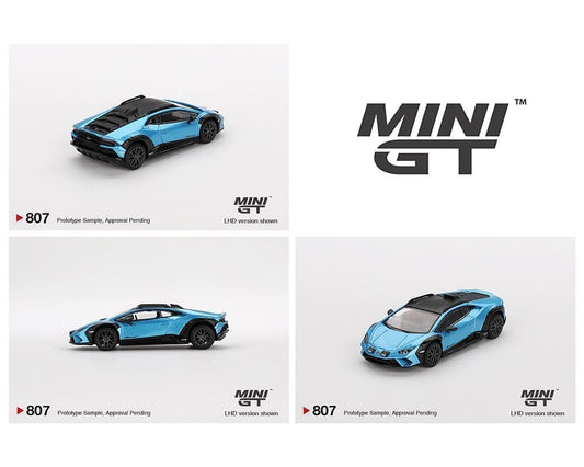 MiniGT 1:64 Lamborghini Huracán Sterrato Blu Aegir #807