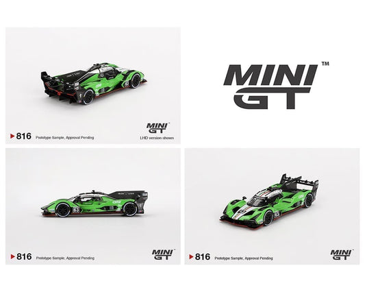 MiniGT 1:64 Lamborghini SC63 #63 Iron lynx 2024 IMSA Sebring 12 Hrs #816