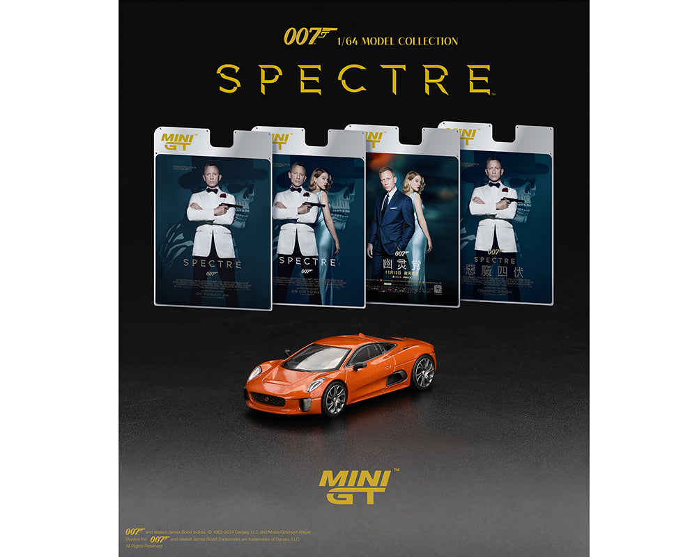 MiniGT 1:64 Jaguar C-X75 James Bond 007 Spectre – English Packaging #903