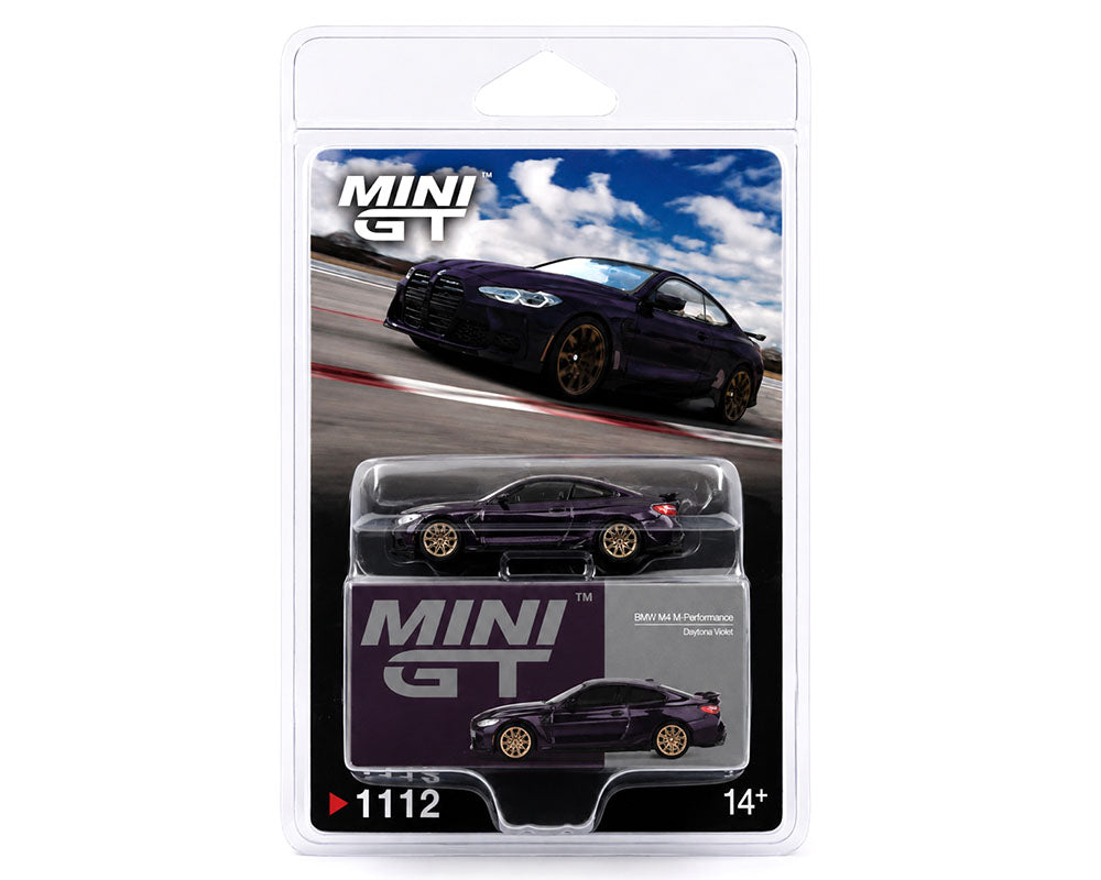 MiniGT 1:64 BMW M4 M-Performance (G82) – Daytona Violet #1112