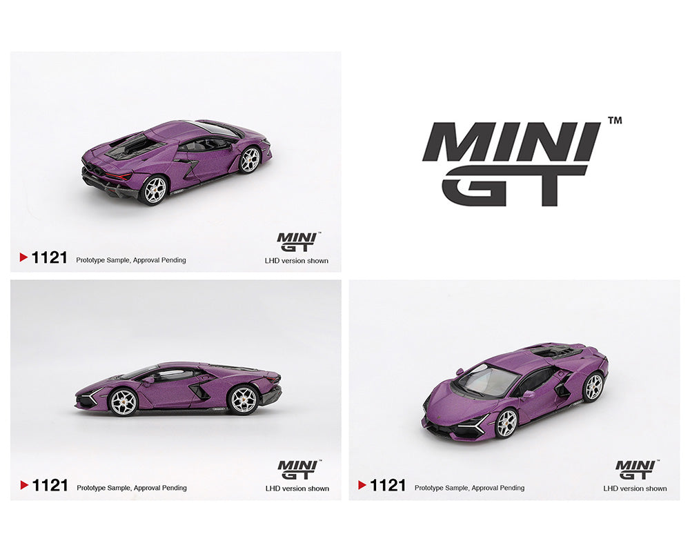 MiniGT 1:64 Lamborghini Revuelto Viola 30th – Matte Purple #1121
