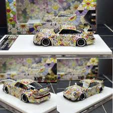 XKE 1:64 Porsche RWB 964 Takashi Murakami Livery