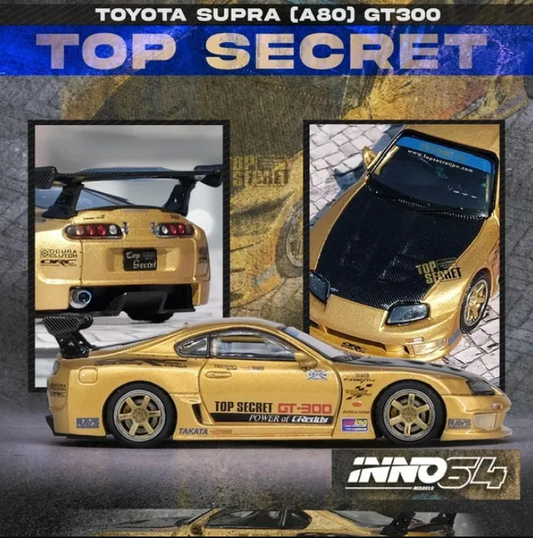 Inno64 1:64 Toyota Supra A80 - TOP SECRET GT300