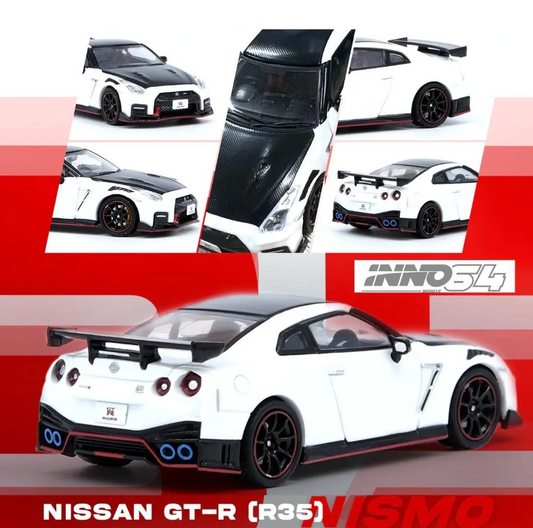 Inno64 1:64 Nissan GT-R R35 Nismo - White