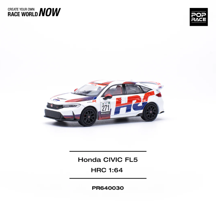 Pop Race 1:64 Honda Civic Type R (FL5) TCR - HRC