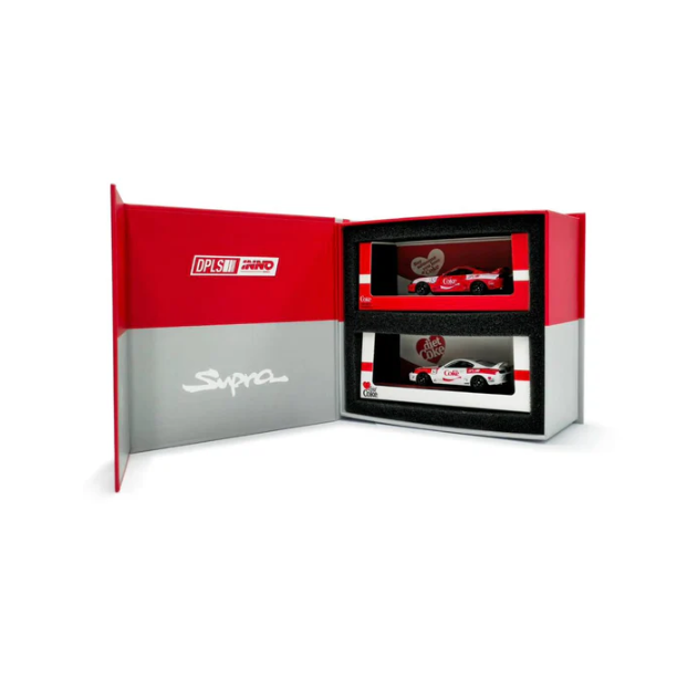 Inno64 X DPLS 1:64 Coca Cola Toyota Supra (A80) - Box Set Event Edition
