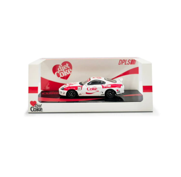 Inno64 X DPLS 1:64 Coca Cola Toyota Supra (A80) - Box Set Event Edition
