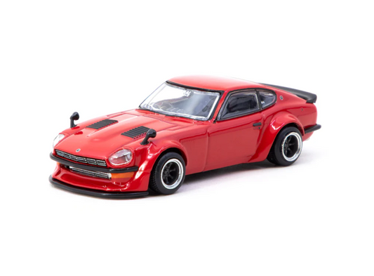 Tarmac Works 1:64 Nissan Fairlady Z S30 JONSIBAL Widebody Red – Hong Kong Toy Car Salon 2025 Special Edition
