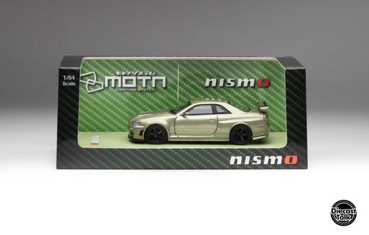 Kyosho X Diecast Talk 1:64 Nissan Skyline R34 GT-R Millenium Jade