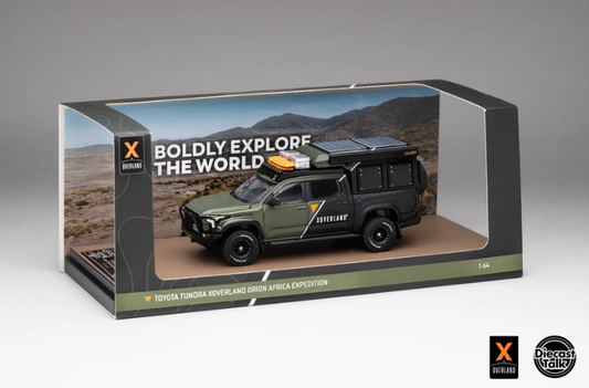 XOverland x Diecast Talk 1:64 Toyota Tundra Orion Africa Expedition