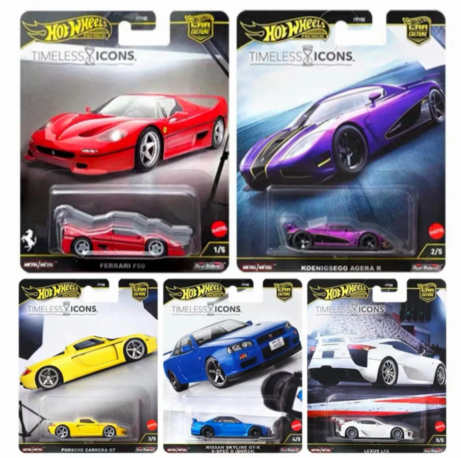 **LIMIT 1** Hot Wheels 1:64 Premium Car Culture 2025 N Assortment – Timeless Icons *Set Of 5*
