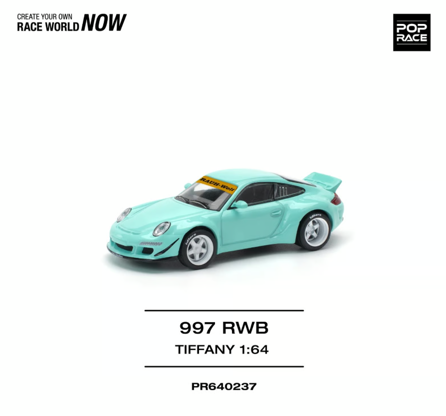 Pop Race 1:64 RWB Tiffany Blue