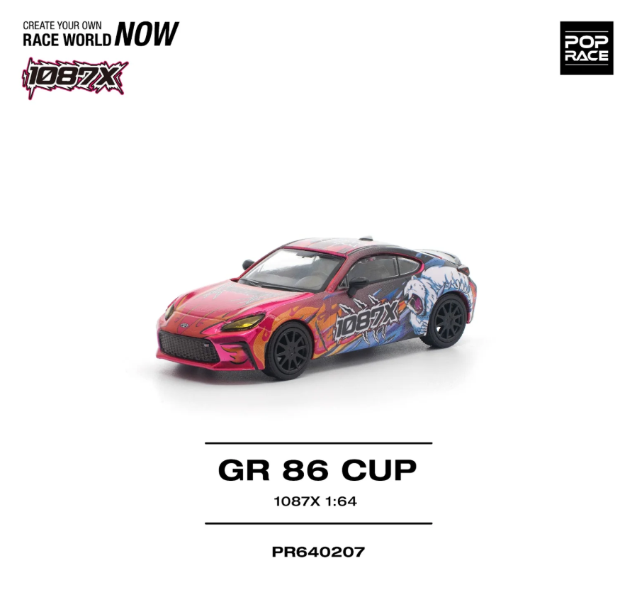 Pop Race 1:64 GR86 Cup - 1087X