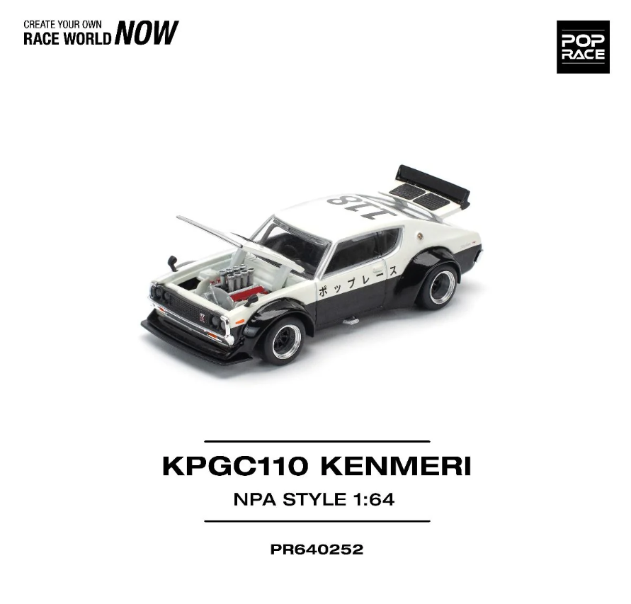 Pop Race 1:64 KPGC110 Kenmeri - NPA Style