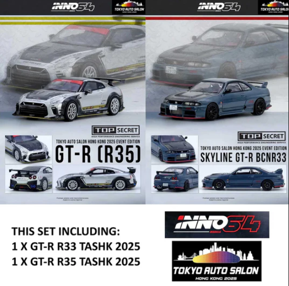 Inno64 1:64 Tokyo Auto Salon Hong Kong 2025 Exclusive Pair - Top