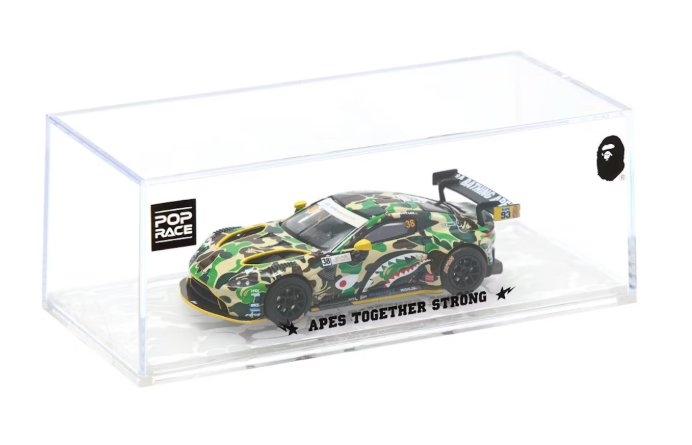 Pop Race X Bape 1:64 Aston Martin GT3 - Green