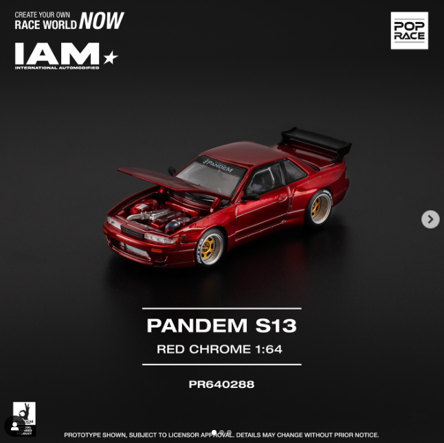 Pop Race X IAM 1:64 Surabaya 2025 Exclusive Set - Pandem Silvia S13 & Amemiya RX-7