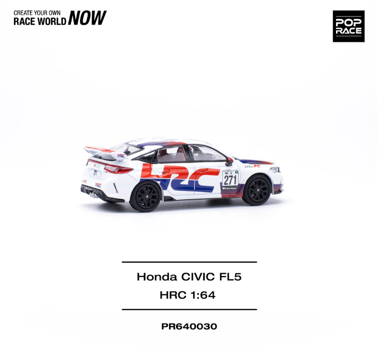 Pop Race 1:64 Honda Civic Type R (FL5) TCR - HRC