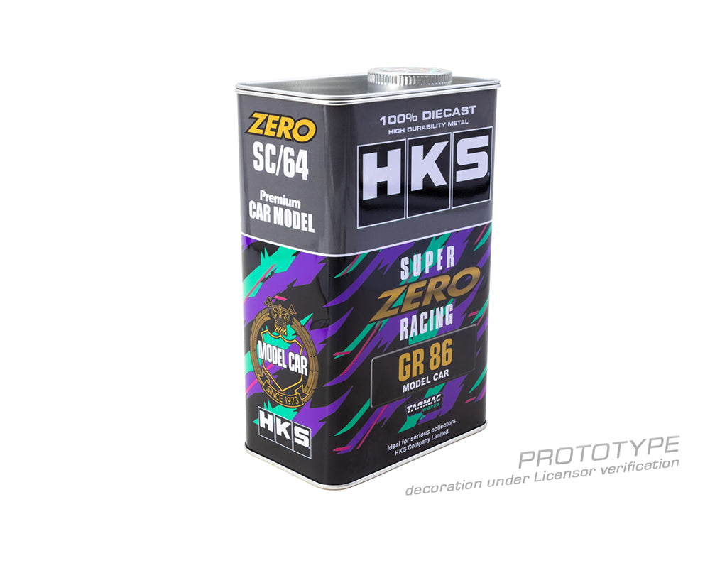 Tarmac Works 1:64 HKS Toyota GR86 – Blue Metallic – Oil Can