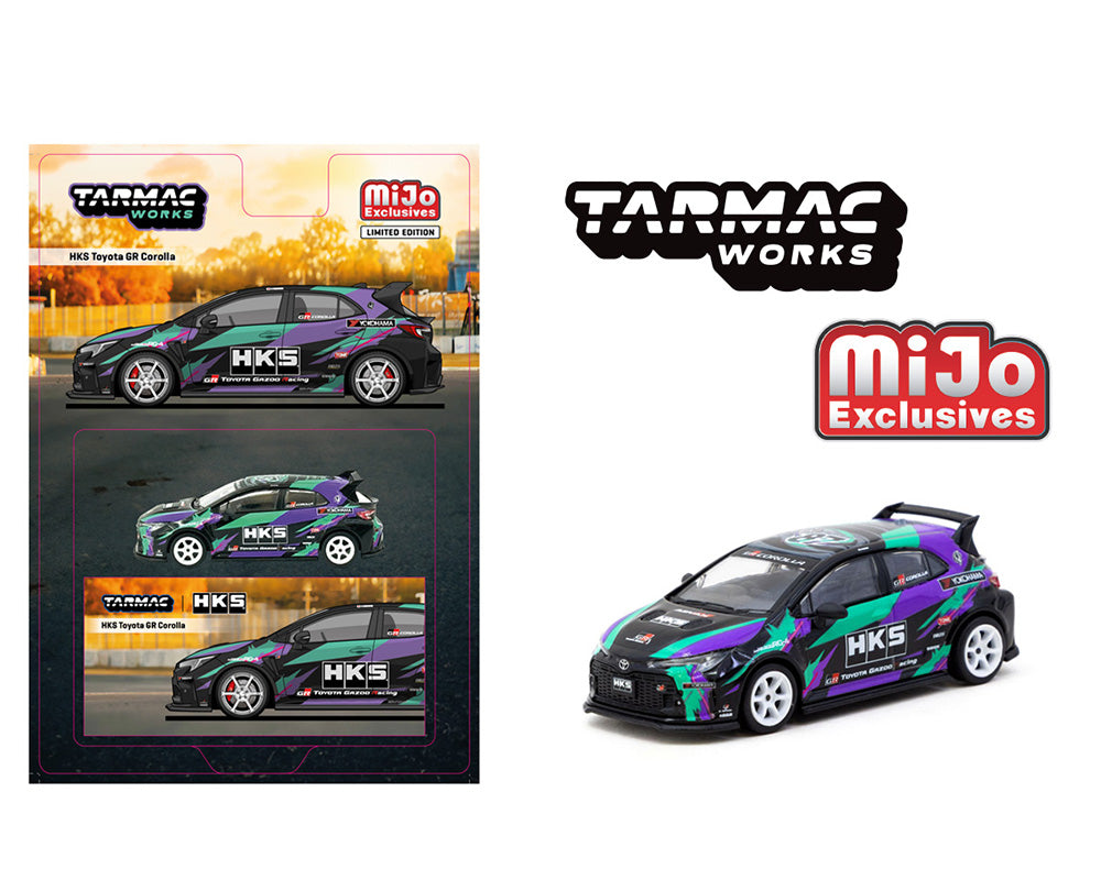 Tarmac Works 1:64 HKS Toyota GR Corolla – Blue