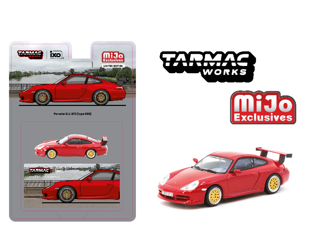 Tarmac Works 1:64 Porsche 911 GT3 (Type 996) – Red